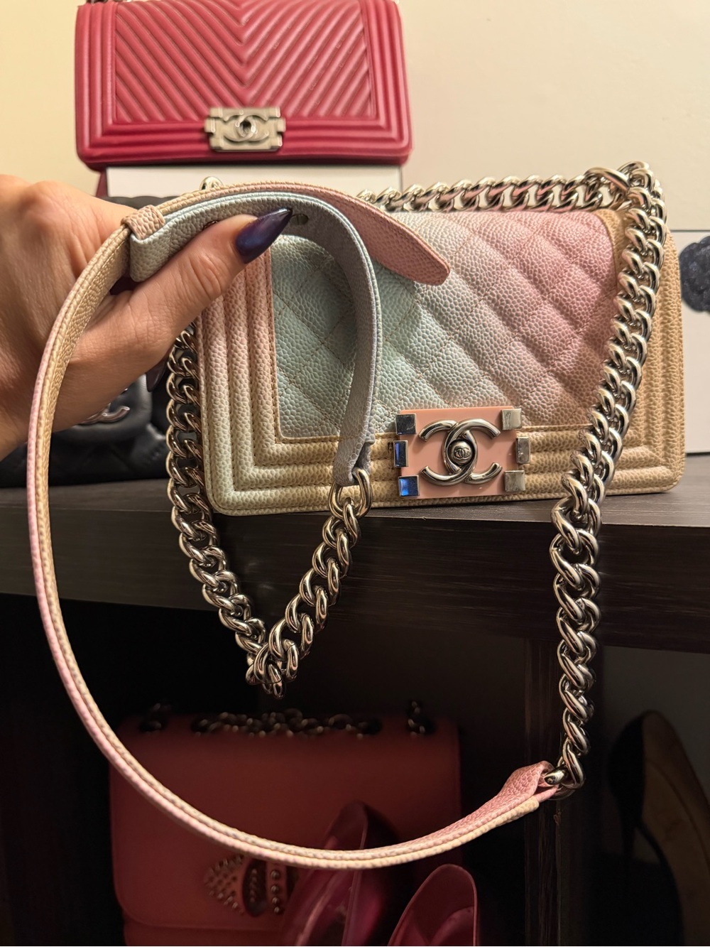 Authentic Chanel Mini ๐ Boy Bag ๐ - Picture 8 of 15